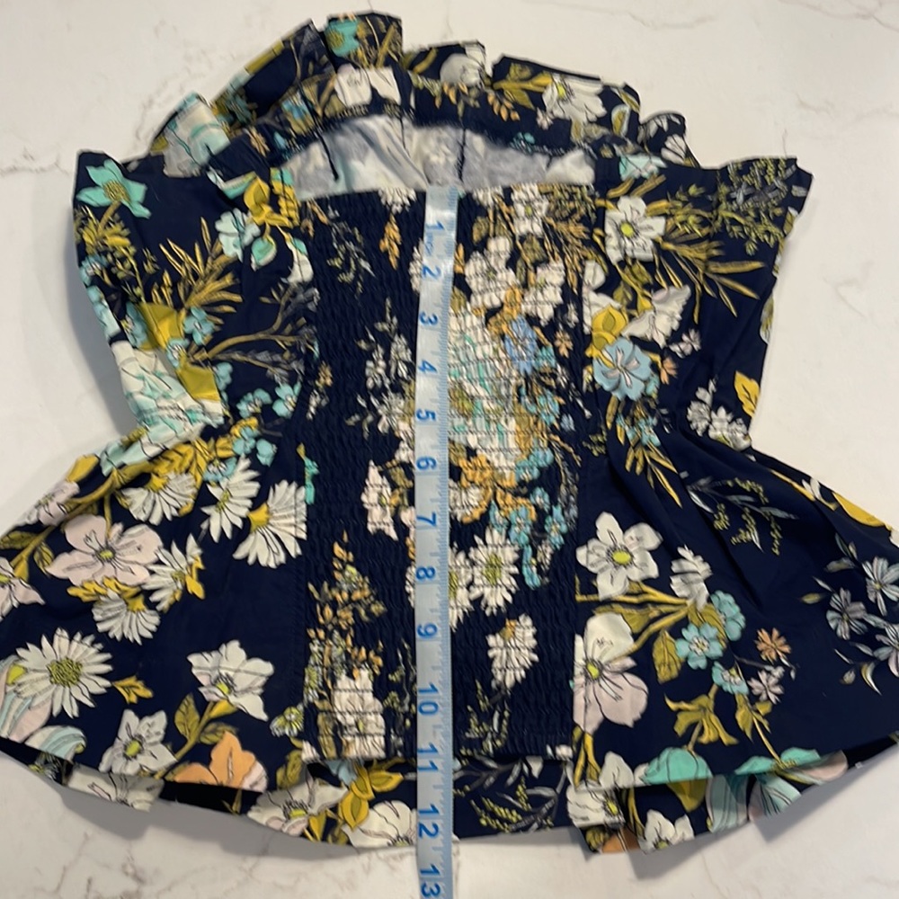 🦋 Ruffled tube top with peplum - Picture 12 of 12